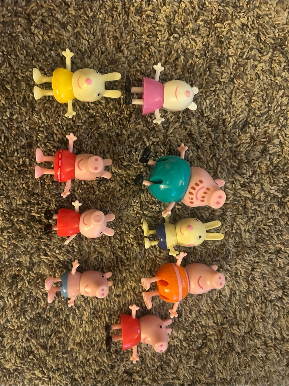 Peppa pig figurines